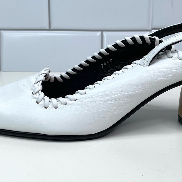 REIKEN NEN Curved Middle Slingback white/ beige - Picture 7 of 13